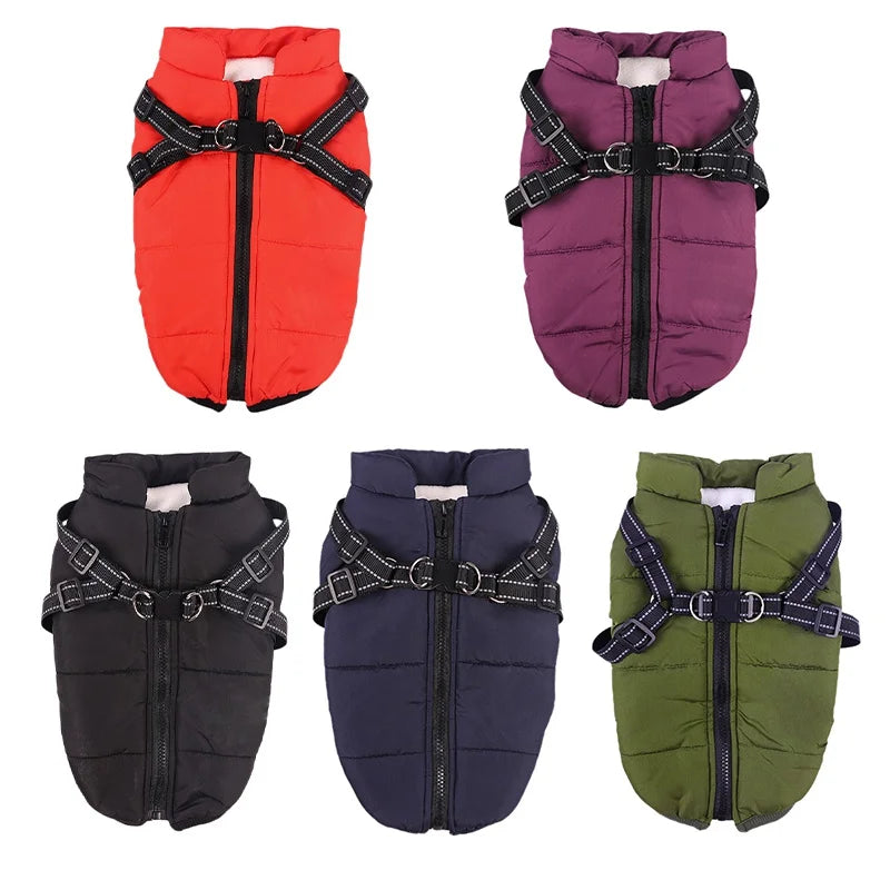 Waterproof Thick Jacket/Coat For Small, Medium And Large Pets