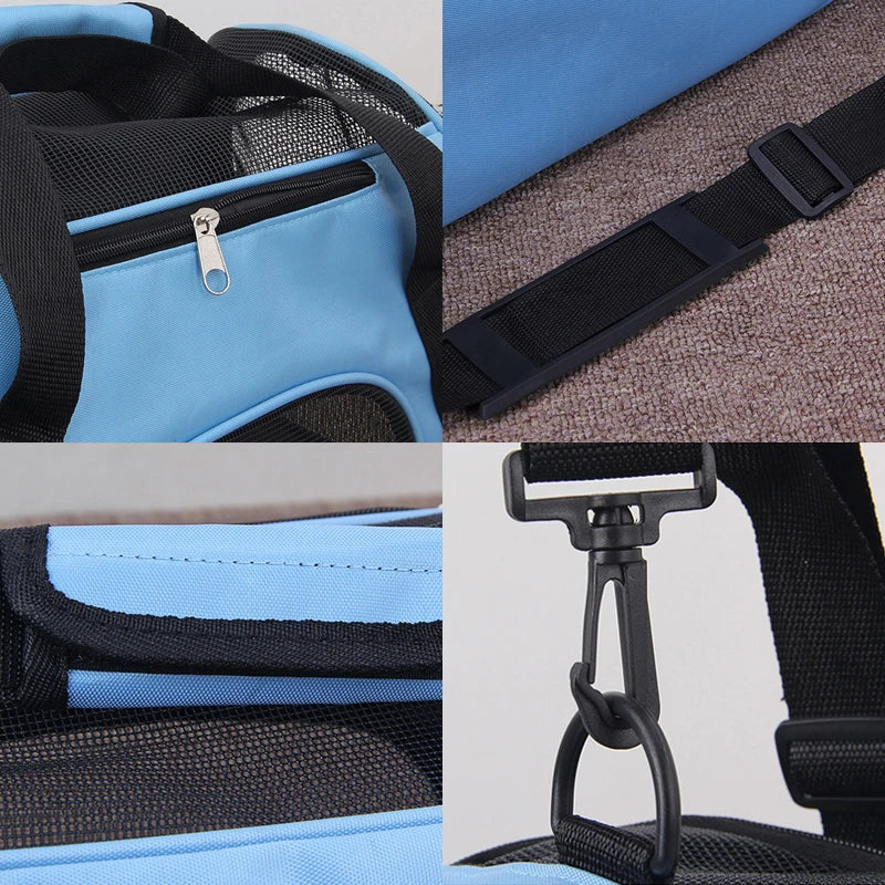 Ready Pet Carrier, Foldable & Comfortable For Small To Large Pets