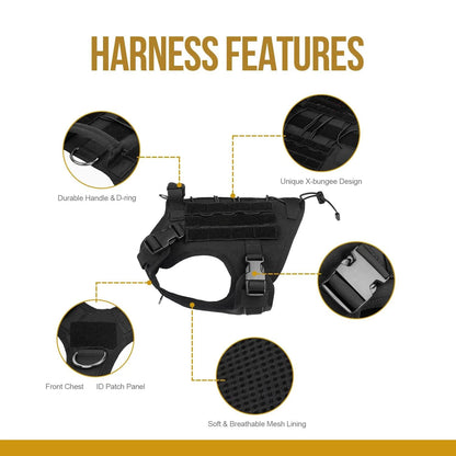 Adjustable Dog Harness for Duty & Play