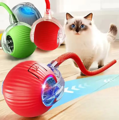 Rechargeable Motion Ball with Tail For Pets