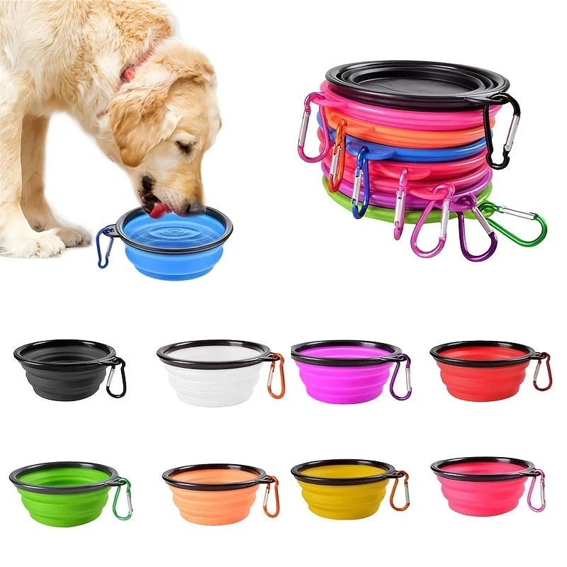 PawPal Collapsible Travel Pet Bowl – Lightweight Silicone Food & Water Dish for Cats & Dogs