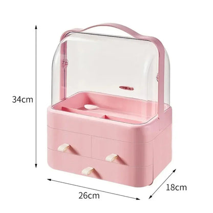 Dust-Free Makeup Organiser Box