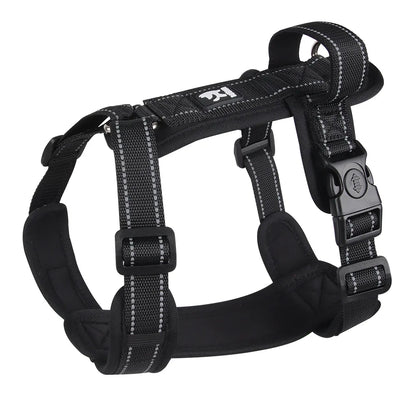 SafeStride Pet Harness – Reflective, Secure, and Comfortable